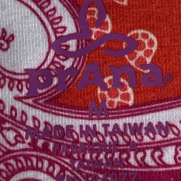 prAna Sleeveless Paisley Print Dress Size M Surplice Neckline & Hidden Pocket - Picture 4 of 8